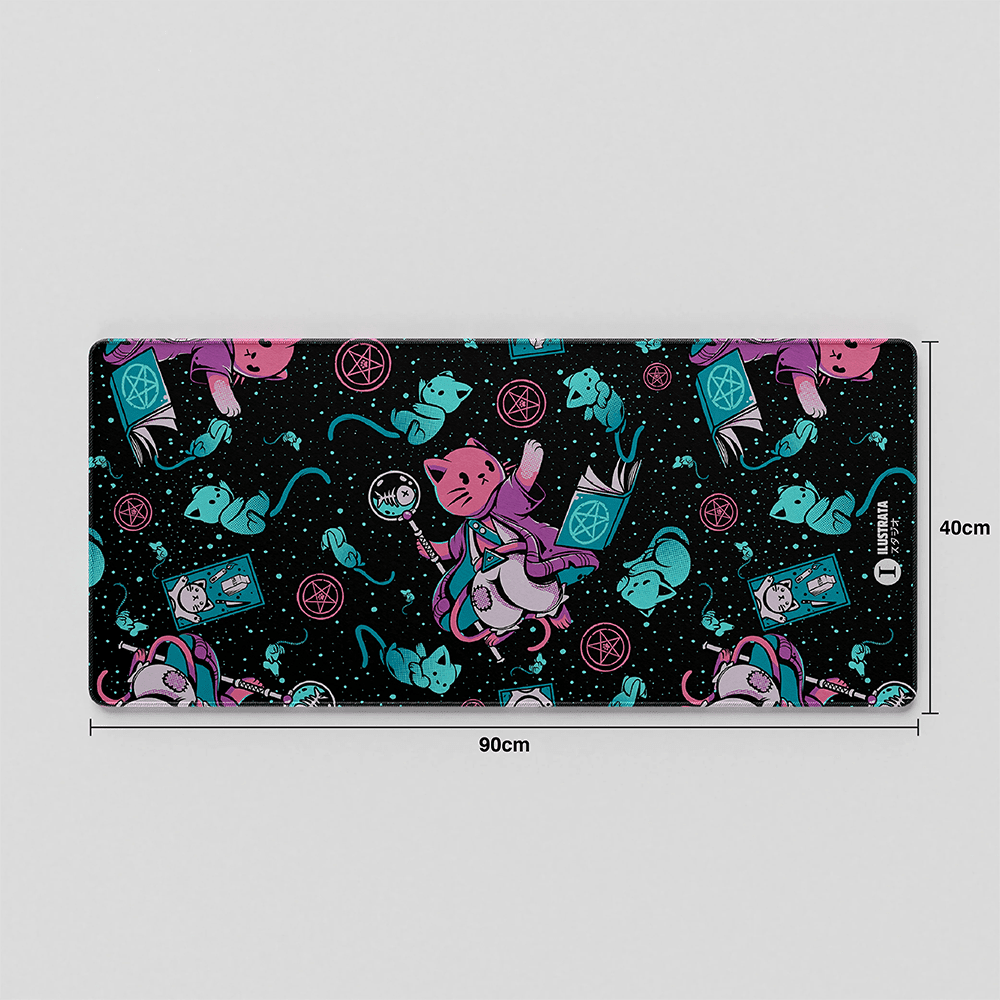 Thekapco x Ilustrata | Nekomancer Deskmat Mousepad Thekapco 