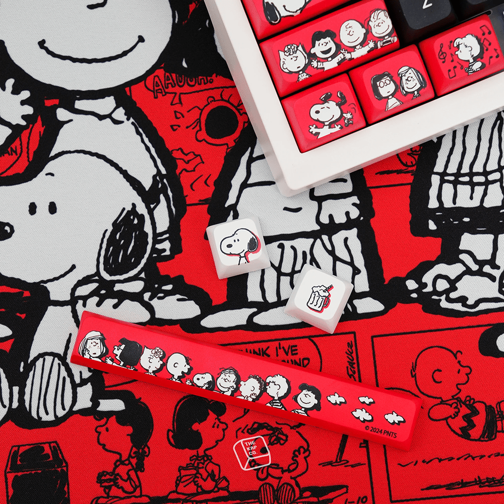 Thekapco x Peanuts | The Peanuts Comic Strip Keycap Set Keyboard Thekapco 