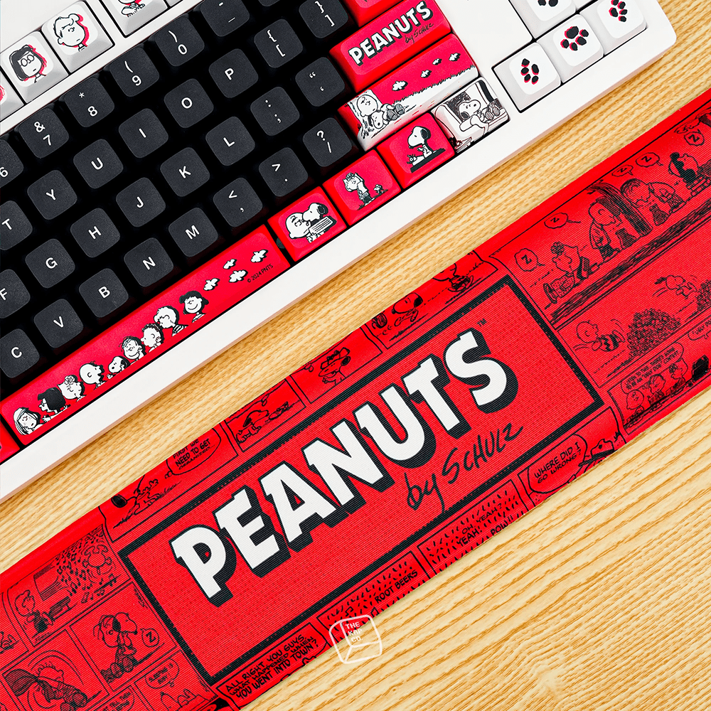 Thekapco x Peanuts | The Peanuts Comic Strip Wristrest Keyboard Thekapco 