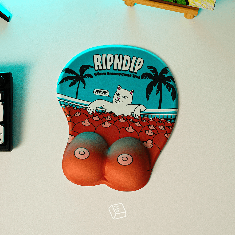 Thekapco x RipnDip | Boobcuzzi Mousepad Mousepad Thekapco 