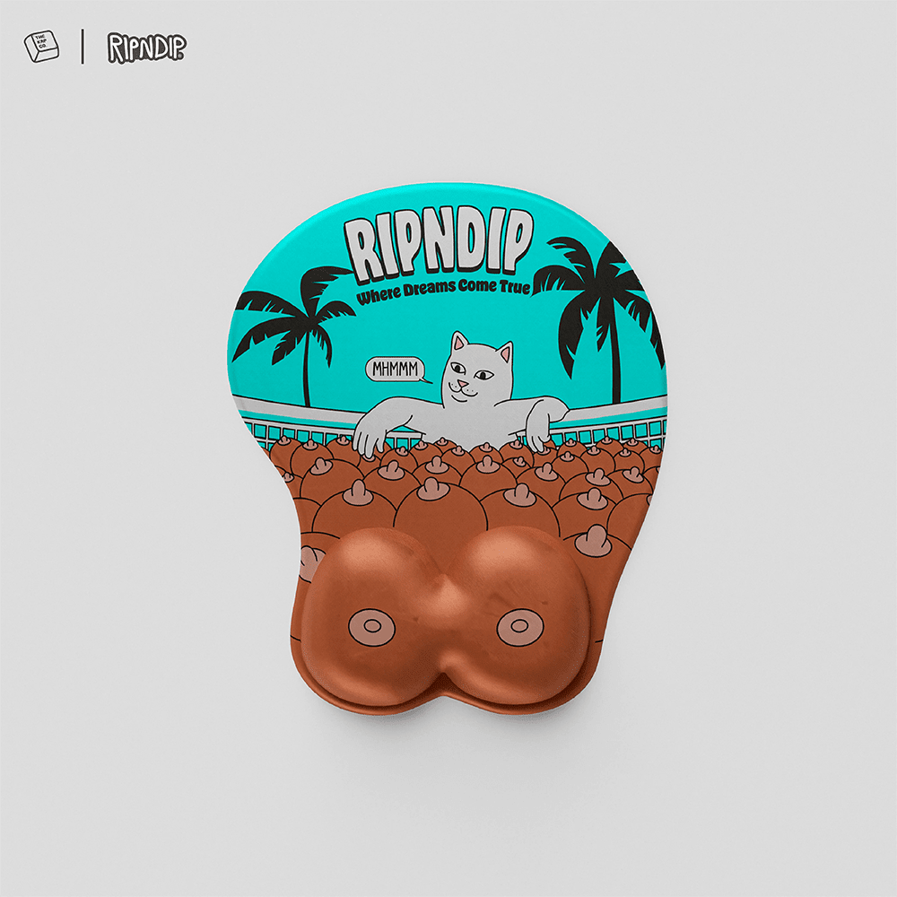 Thekapco x RipnDip | Boobcuzzi Mousepad Mousepad Thekapco 
