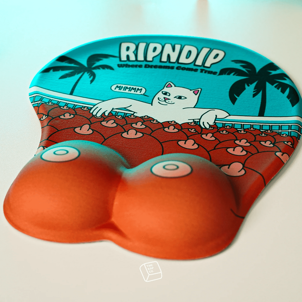 Thekapco x RipnDip | Boobcuzzi Mousepad Mousepad Thekapco 