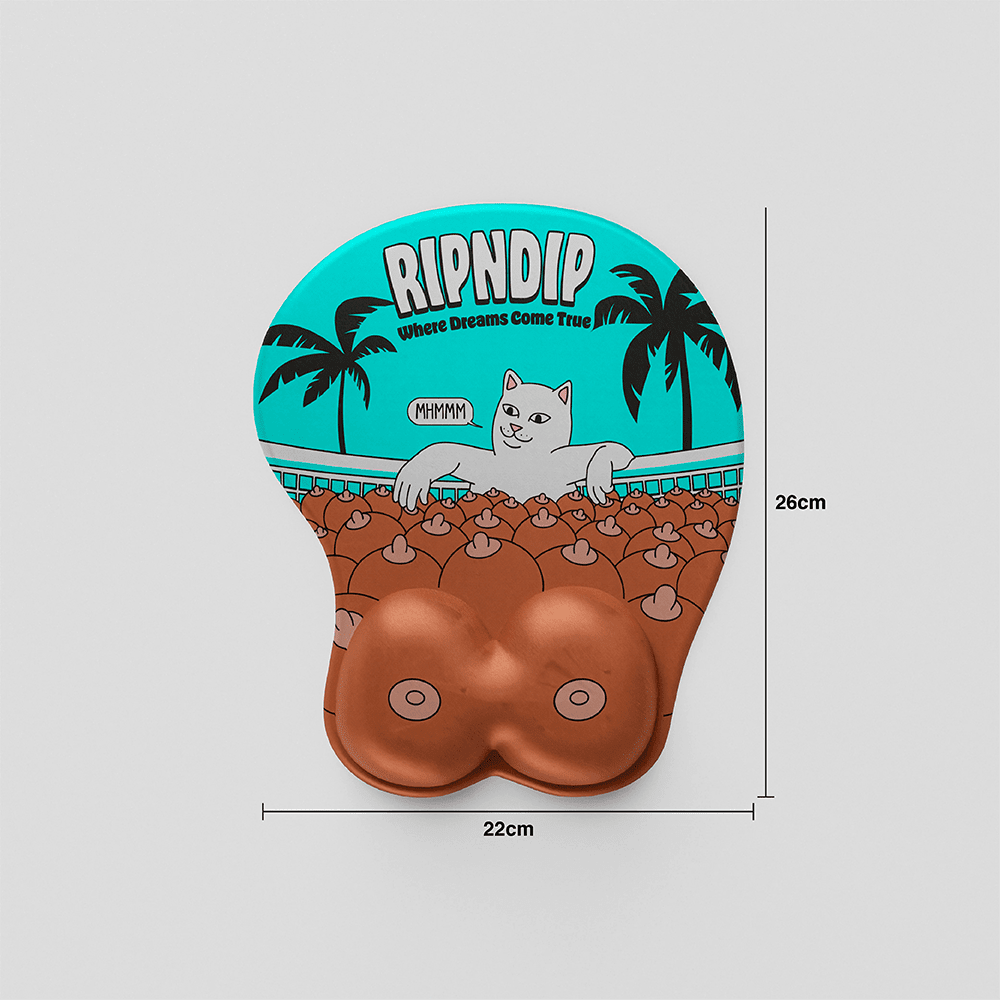 Thekapco x RipnDip | Boobcuzzi Mousepad Mousepad Thekapco 