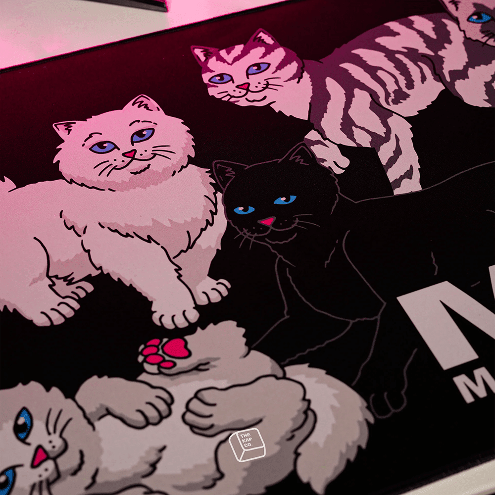 Thekapco x RipnDip | Man I Love Felines Deskmat Mousepad Thekapco 