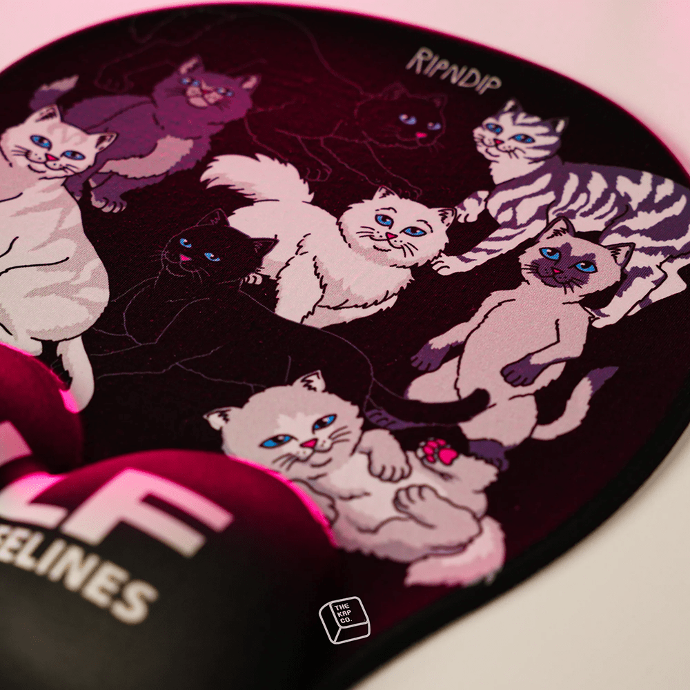 Thekapco x RipnDip | Man I Love Felines Mousepad Mousepad Thekapco 