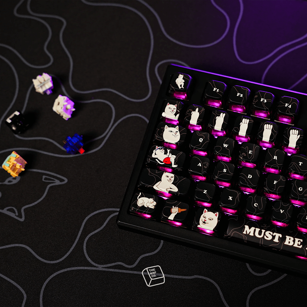 Thekapco x RipnDip | Must Be Nice Keycap Set Keyboard Thekapco 