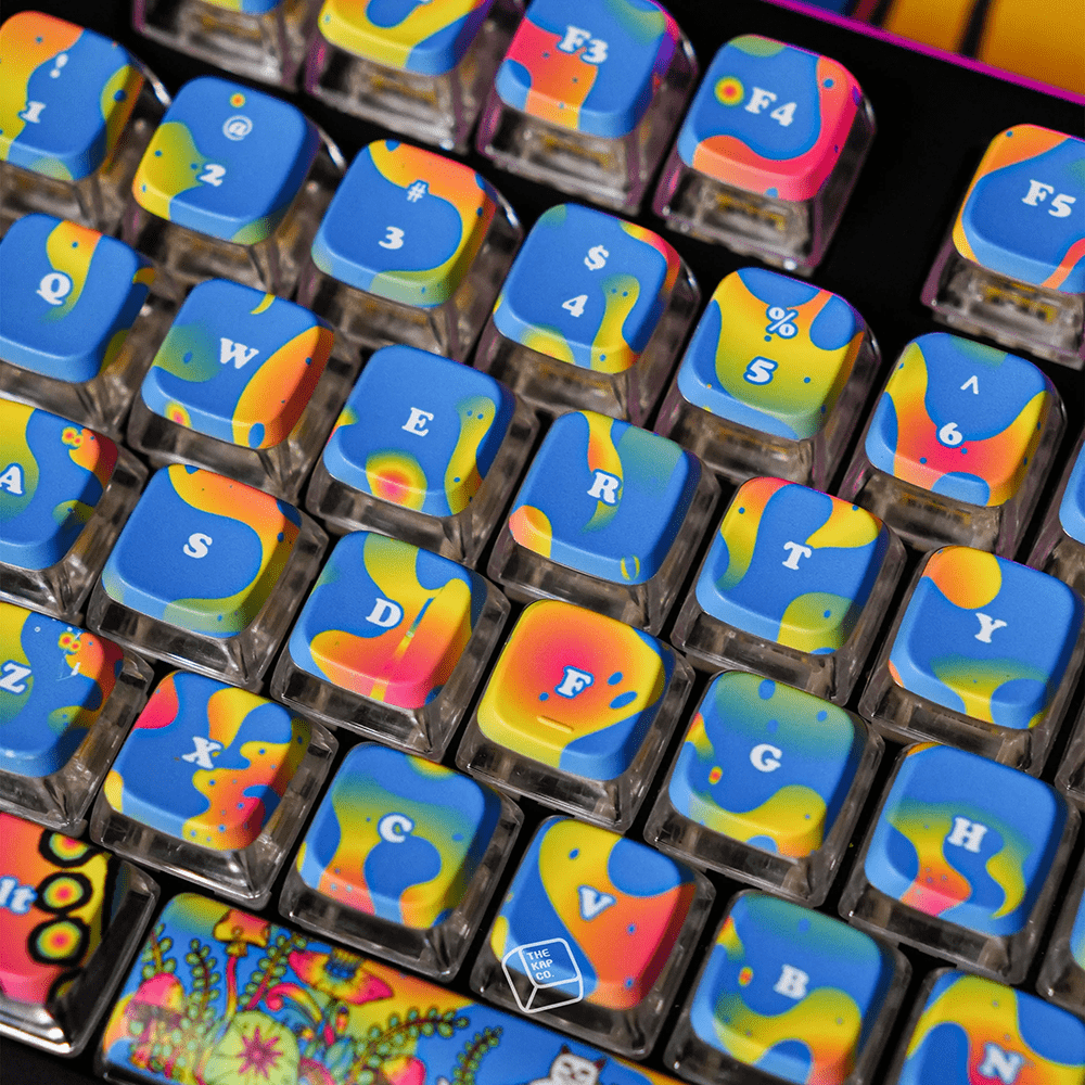 Thekapco x RipnDip | Psychedelic Keycap Set Keyboard Thekapco 
