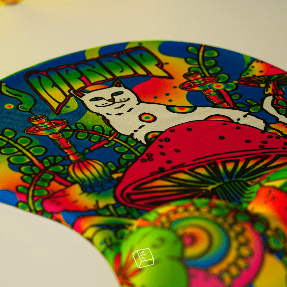 Thekapco x RipnDip | Psychedelic Mousepad Mousepad Thekapco 