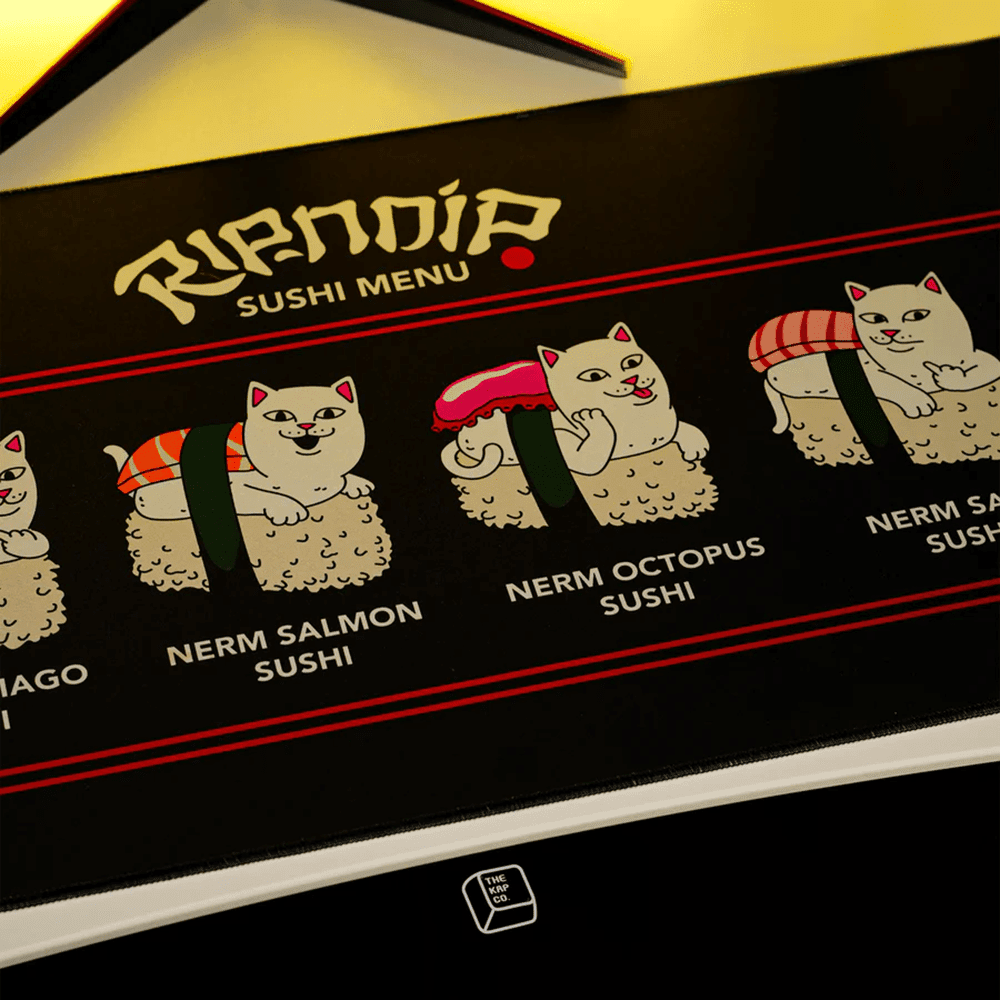 Thekapco x RipnDip | Sushi Nerm Deskmat Mousepad Thekapco 