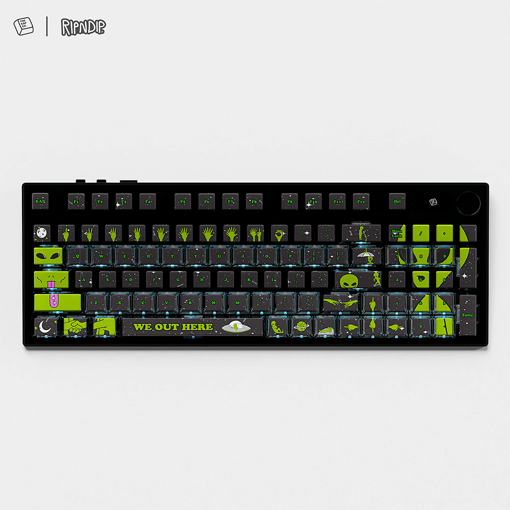 Thekapco x RipnDip | We Out Here Keycap Set Keyboard Thekapco 