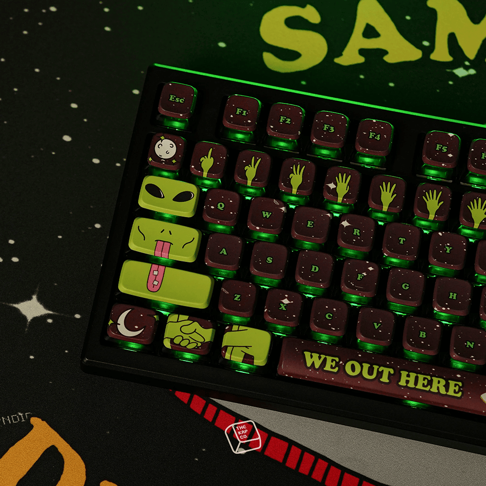Thekapco x RipnDip | We Out Here Keycap Set Keyboard Thekapco 