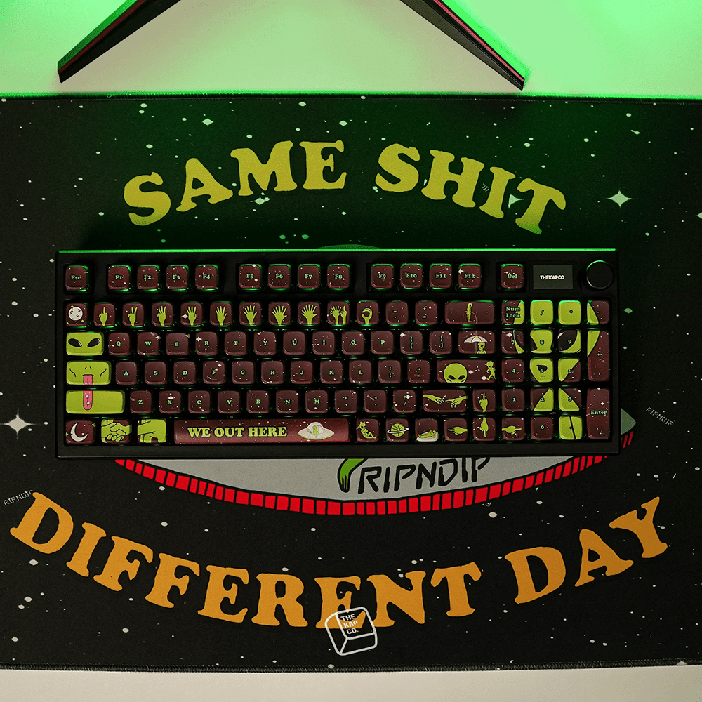 Thekapco x RipnDip | We Out Here Keycap Set Keyboard Thekapco 