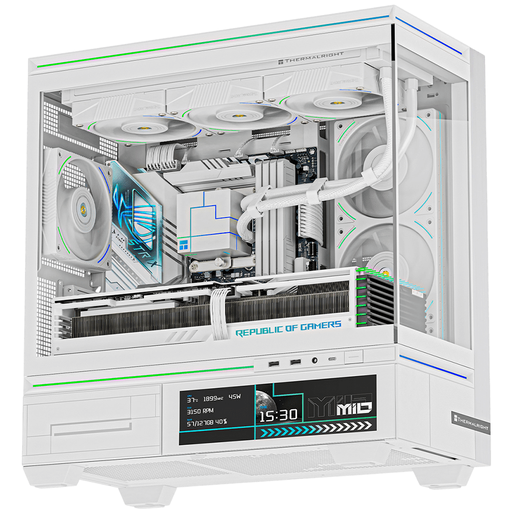 THERMALRIGHT TL-M10 VISION White (Micro-ATX, Top 360mm Radiator, 6.9