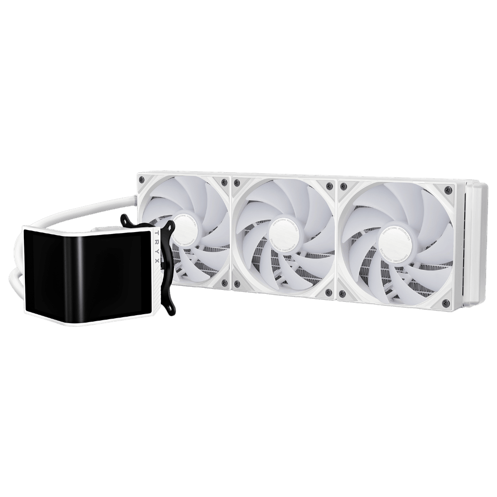 TRYX PANORAMA SE 360 ARGB White (Curved LCD) Liquid Cooler TRYX 