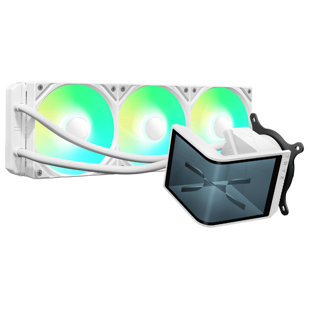 TRYX PANORAMA SE 360 ARGB White (Curved LCD) Liquid Cooler TRYX 