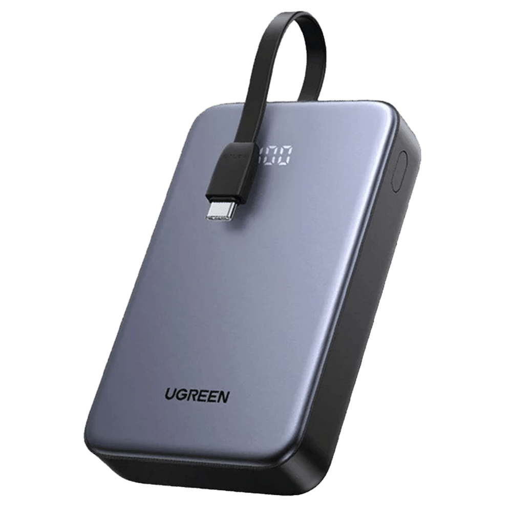 UGREEN Nexode 20,000mAh 20W Power Bank with Built-in Cable UGREEN 