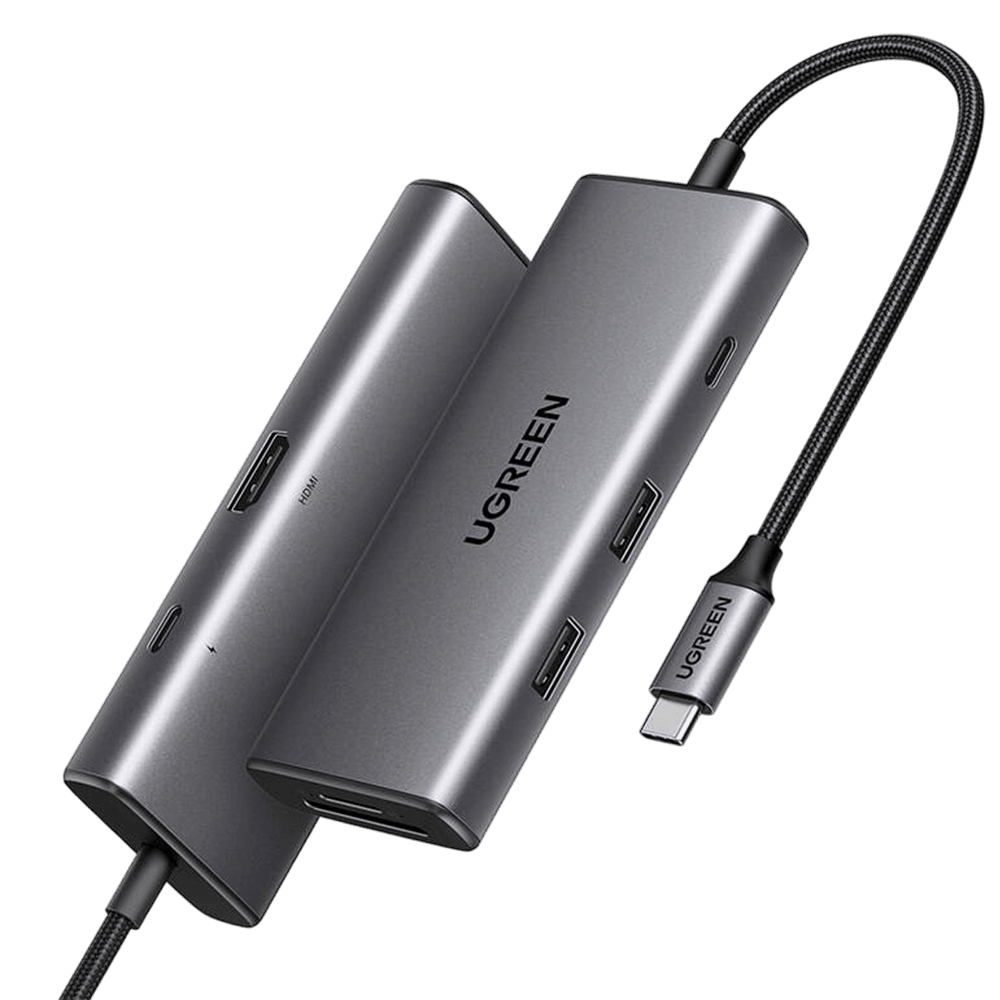 UGREEN USB‑C 7‑in‑1 Docking Hub (2xUSB-A 3.2 + 2xUSB-C 3.2 + 2xHDMI + PD 100W) UGREEN 