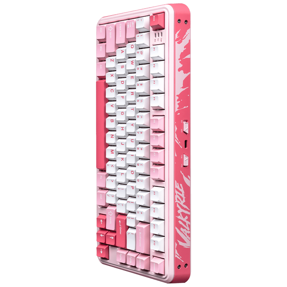 VALKYRIE MAG75 Lite Pink (Magnetic, 75% Layout, 3-layer PBT Keycaps) Keyboard Valkyrie 