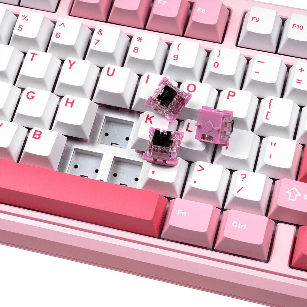 VALKYRIE MAG75 Lite Pink (Magnetic, 75% Layout, 3-layer PBT Keycaps) Keyboard Valkyrie 